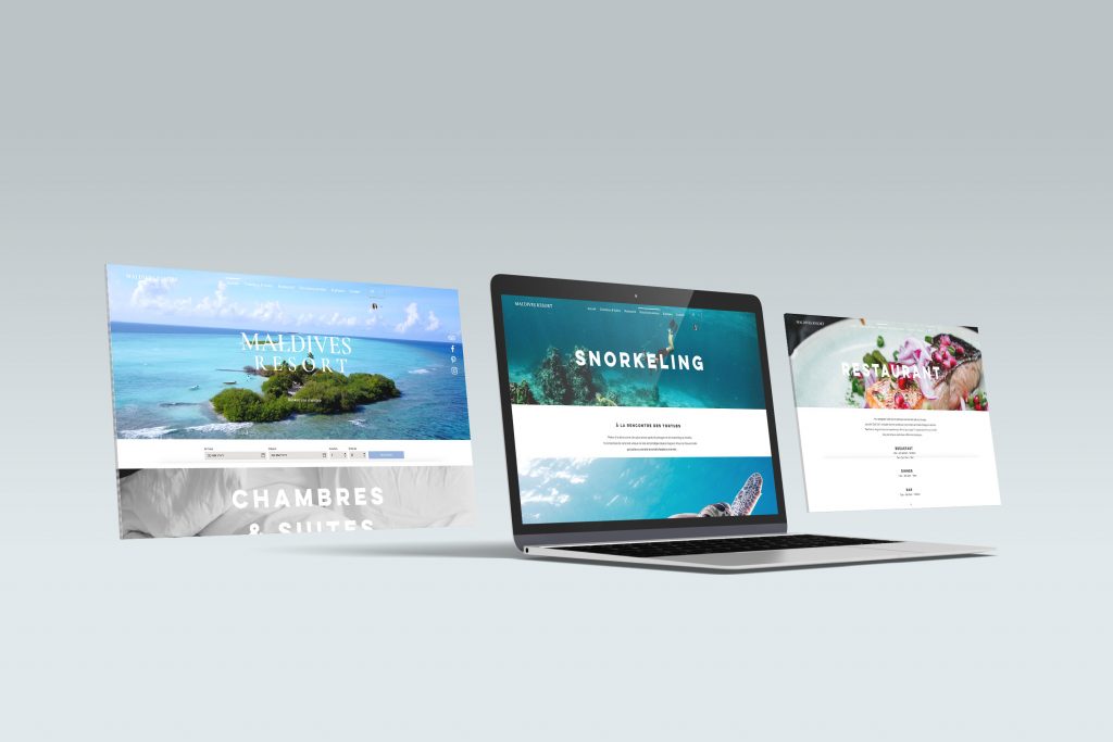 Creation site internet hotel by sadesign